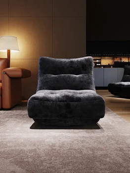 Итальянский минималистичный тканевый диван, современная и простая гостиная в скандинавском стиле, непринужденное кресло для одного человека