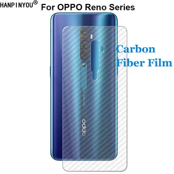 Для OPPO Reno Reno2 A Z ACE 2 3 Realme X2 Pro 5G Прочная 3D Защитная пленка для задней панели из углеродного волокна с защитой от отпечатков пальцев (не стеклянная)