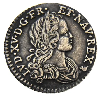 1719 Франция, Копировальные монеты с серебряным покрытием
