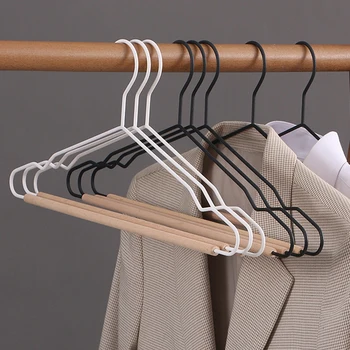 5 ШТ. Современных простых железных вешалок для пальто с противоскользящим дизайном, вешалка для одежды, сушилка для брюк, шкаф для брюк, хранение одежды