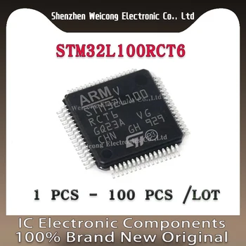 Новый Оригинальный Чипсет STM32L100RCT6 STM32L100RCT STM32L100RC STM32L100R STM32L100 STM32L STM32 STM IC MCU LQFP-64