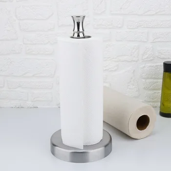 Вертикальный держатель рулона туалетной бумаги из нержавеющей стали, стеллаж для хранения пакетов для свежести, Кухонная фурнитура, держатель для туалетной бумаги