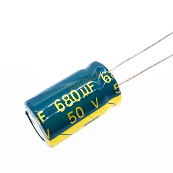 4 шт./лот Алюминиевый электролитический конденсатор 50 В 680 мкФ Размер 13*20 680 МКФ 20%