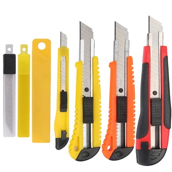 Универсальный нож LMDZ Art Knife Комбинированный деревянный ящик для резки бумаги с автоматической блокировкой SK5 Металлический канцелярский нож для резки разного цвета