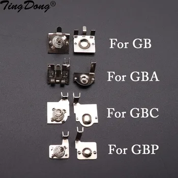 Клеммы аккумулятора Пружинные контакты Замена пружины аккумулятора для игровой консоли Nintendo Game Boy Advance за GBP GBA GBC GB