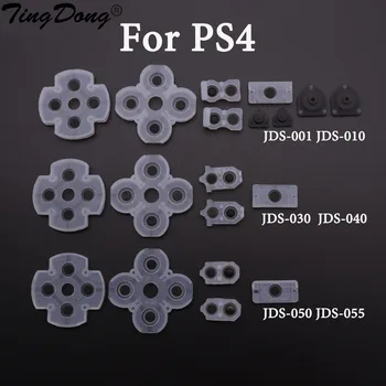 Для Sony PS4 PS5 010 020 Контроллер JDS 001 010 030 JDM 050 055 Токопроводящие Прокладки из Силиконовой Резины для Кнопок PS4 L2 R2