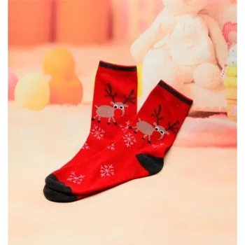 Продажа простых женских носков old elk Snowflake midtube для взрослых с мультяшными рождественскими индивидуальными носками удобные