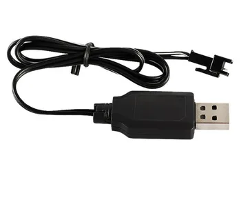3,7 В Зарядное Устройство USB Кабель Зарядного Устройства SM-2P Штекерный Разъем для Радиоуправляемого Дрона Автомобильный Трек Робот Аксессуар