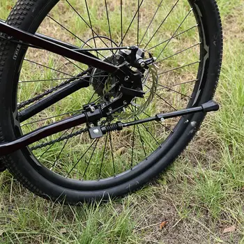 Велосипедная подставка регулируемой длины, велосипедная подставка, регулируемые алюминиевые велосипедные подставки с резиновыми ножками, конструкция с пружинным буфером сзади
