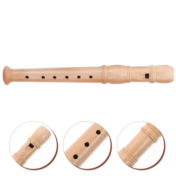 Портативная флейта, деревянный кларнет для начинающих, 6-луночный духовой инструмент для детей