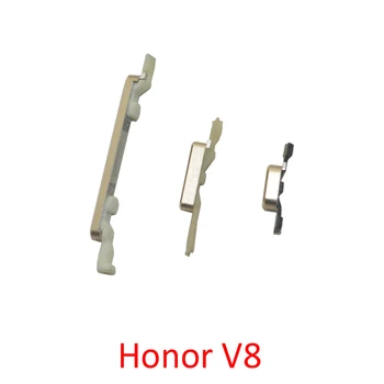 Новая Клавиша Включения Кнопка Регулировки Громкости Для Huawei Honor V8 Оригинальная Золотая Рамка Корпуса Телефона Вкл Выкл Боковые Запасные Части Для Ключей