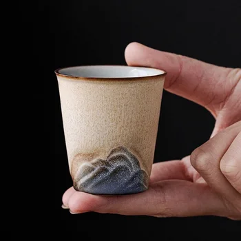 Керамический набор Кунг-фу Cangshan Teacup Образец Чайной чашки для гостеприимства в одном доме Маленькая чайная чашка