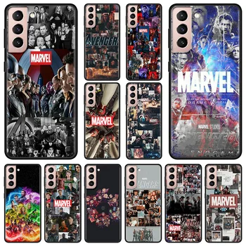 Чехол Marvel Averages Superheros Comics Для Samsung Galaxy S22 S21 S20 Ultra FE S22 S21 S20 S10 S9 S8 Plus 5G S10e S7 Edge Cover