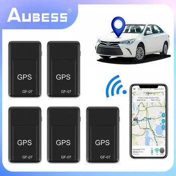 Aubess Mini GF07 GPS Автомобильный Трекер Отслеживание В Реальном Времени Противоугонный Локатор с защитой от потери Сильное Магнитное Крепление SIM-Позиционер Сообщений