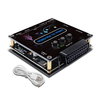 RGBS (Scart) или транскодер видеосигнала VGA в YPBPR, конвертер RGBS в компонент для изменения цвета для игровой консоли