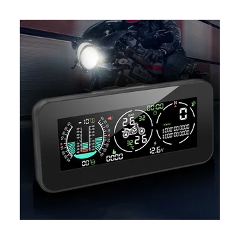 F3 Мотоцикл 3 в 1 Монитор давления в шинах GPS Спидометр Скорость автомобиля Тахометр Измеритель наклона TPMS ЖК-цифровой HUD