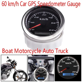 60 км /Ч Автомобильный GPS-спидометр, 60 км / ч Одометр скорости лодки с GPS-антенной для лодки, мотоцикла, авто, грузовика