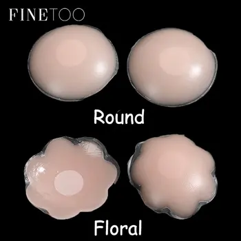 FINETOO, женская накладка на соски, женская сексуальная паста для груди с эффектом пуш-ап, Многоразовые невидимые силиконовые Самоклеящиеся Невидимые подтягивающие наклейки