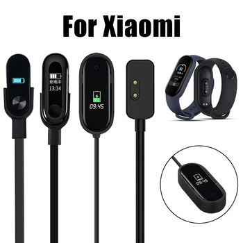Оригинальное USB Зарядное Устройство Для Xiaomi Mi Band 5 6 7 7Pro 8 Быстрый Портативный Зарядный Кабель для MiBand 2 3 4 Магнитных Зарядных Устройств Smartband