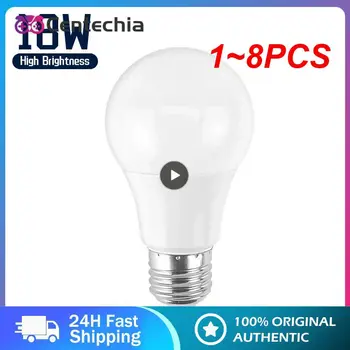 1 ~ 8ШТ Ампула Светодиодная Лампа E27 E14 3 ВТ 5 Вт 7 Вт 9 Вт 12 Вт 15 Вт 18 Вт Smart IC Светодиодная лампа Холодный Белый Белый Лампада Bombilla Лампа