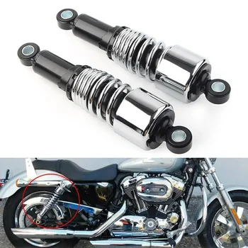 1 Пара 267 мм Задних амортизаторов мотоцикла, Защита подвески Для Harley Touring Road King, Аксессуары для модифицированных деталей