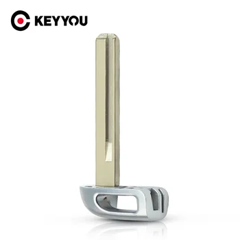 KEYYOU 1 шт. заготовка для вставки смарт-дистанционного ключа подходит для HYUNDAI Veracruz I30 IX35 для заготовки ключа автомобиля Аварийное маленькое ключевое лезвие