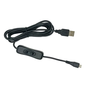 Кабель для Переключения питания USB-Micro USB USB C-Micro USB USB2.0 Кабель для Быстрой Зарядки Телефона Ноутбука с Переключателями L41E