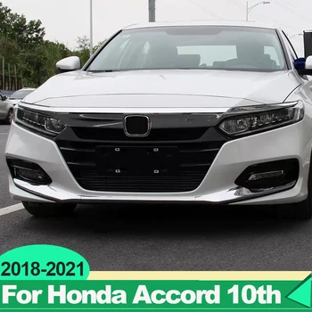 Для Honda Accord X 10th 2018 2019 2020 2021 Автомобильный Разветвитель Переднего Заднего Бампера, Спойлер, Защита Диффузора, Обвес, Аксессуары