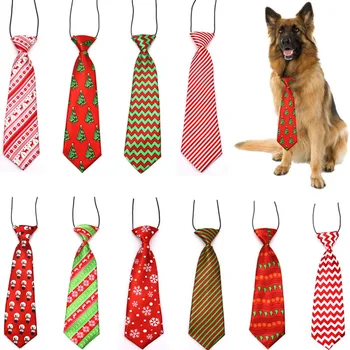 Официальные галстуки для домашних животных для собаки, кошки, галстук с принтом в полоску, щенок, Рождественская вечеринка, Наряжаемый галстук-бабочка для домашних животных, галстук-бабочка для ухода за лошадьми