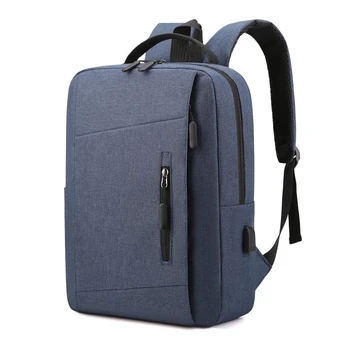 Мужской 15,6-дюймовый Водонепроницаемый рюкзак для ноутбука с Usb-зарядкой, школьные сумки для ноутбука, Противоугонный дорожный рюкзак, рюкзак Mochila