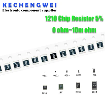 100шт 1210 5% 1/2 Вт SMD чип-резистор резисторы 0R - 10M 0 10 100 220 470 Ом 0R 10R 100R 220R 470R 1K 2.2K 4.7K 10K 100K 1M 10M