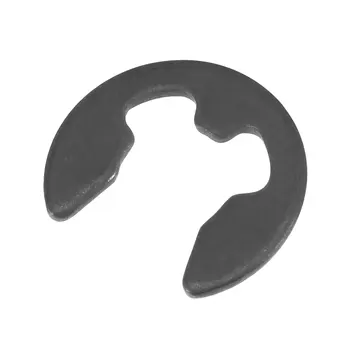 стопорные шайбы uxcell E-Clip - 9 мм, Наружное стопорное кольцо вала, углеродистая сталь, черный, 100 шт.