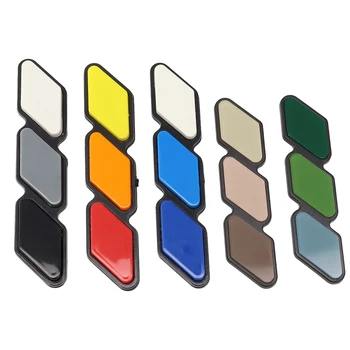 Трехцветный значок-эмблема с 3 решетками радиатора 10*2.7*0.2 см для Toyota 4-Runner Rav 4 Highlande Модифицированная декоративная полоска решетки воздухозаборника