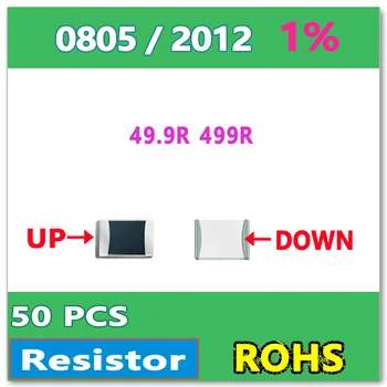 JASNPROSMA OHM 0805 F 1% 50шт 49,9 R 499R smd 2012 резистор