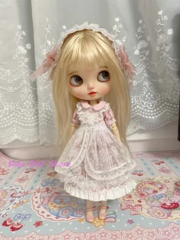 Кукольная Одежда Dula Платье Розовое Lolita Blythe Qbaby ob24 ob22 Azone Licca ICY JerryB 1/6 Bjd Кукла