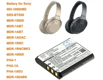 Аккумулятор Cameron Sino емкостью 1050 мАч для Sony MDR-1000X, PHA-1, PHA-2, WH-1000XM2, MDR-1ABT, SRS-BTS50, MDR-1ADAC, MDR-1RNC, PHA-1AU