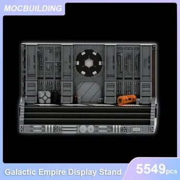 Модель мини-витрины Galactic Empire & Rebel Alliance MOC Building Blocks, Обучающая Творческая коллекция игрушек, Рождественские подарки