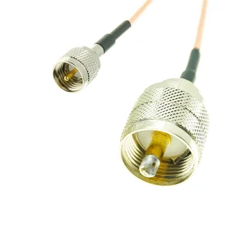 Коаксиальный кабель RG316 UHF PL259 штекер к МИНИ-штекеру UHF Обжимной для перемычки SDI Сигнальной камеры RF-косичка